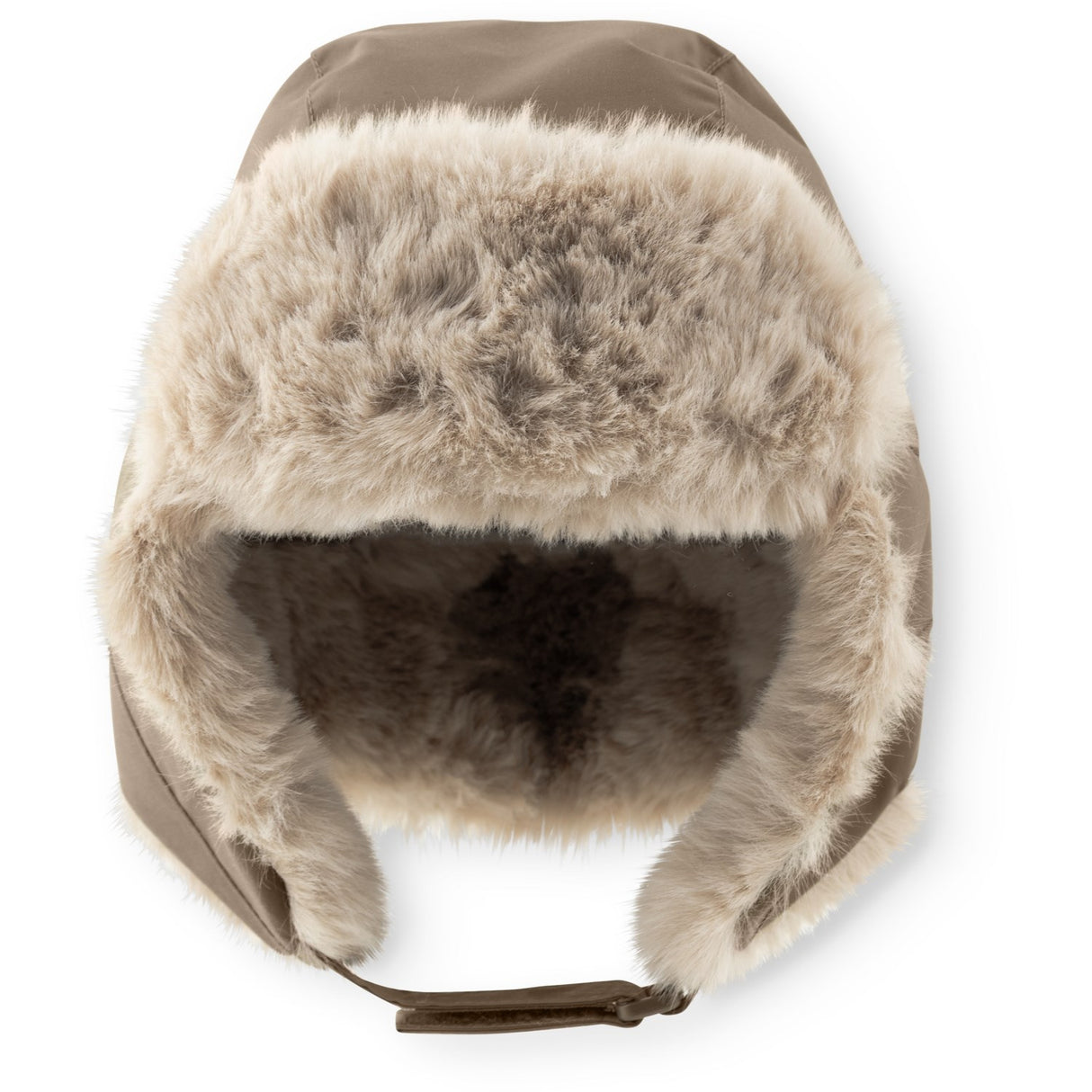 Mini A Ture Grey Brown Matcrister Bamse Lined Winter Hætte