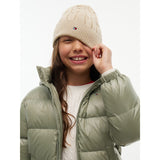 Tommy Hilfiger Gentle Gold Heather-Beige Essential Cable Beanie