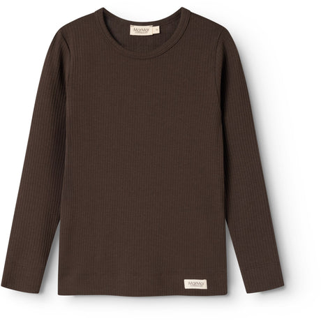 MarMar Modal Dark Roast Plain Bluse