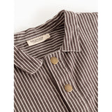 MarMar Soft Denim Dark Brownie Stripe Tovan Skjorte