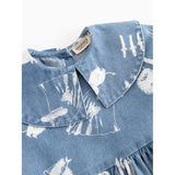 MarMar Denim Print Moomins Dalva B Kjole