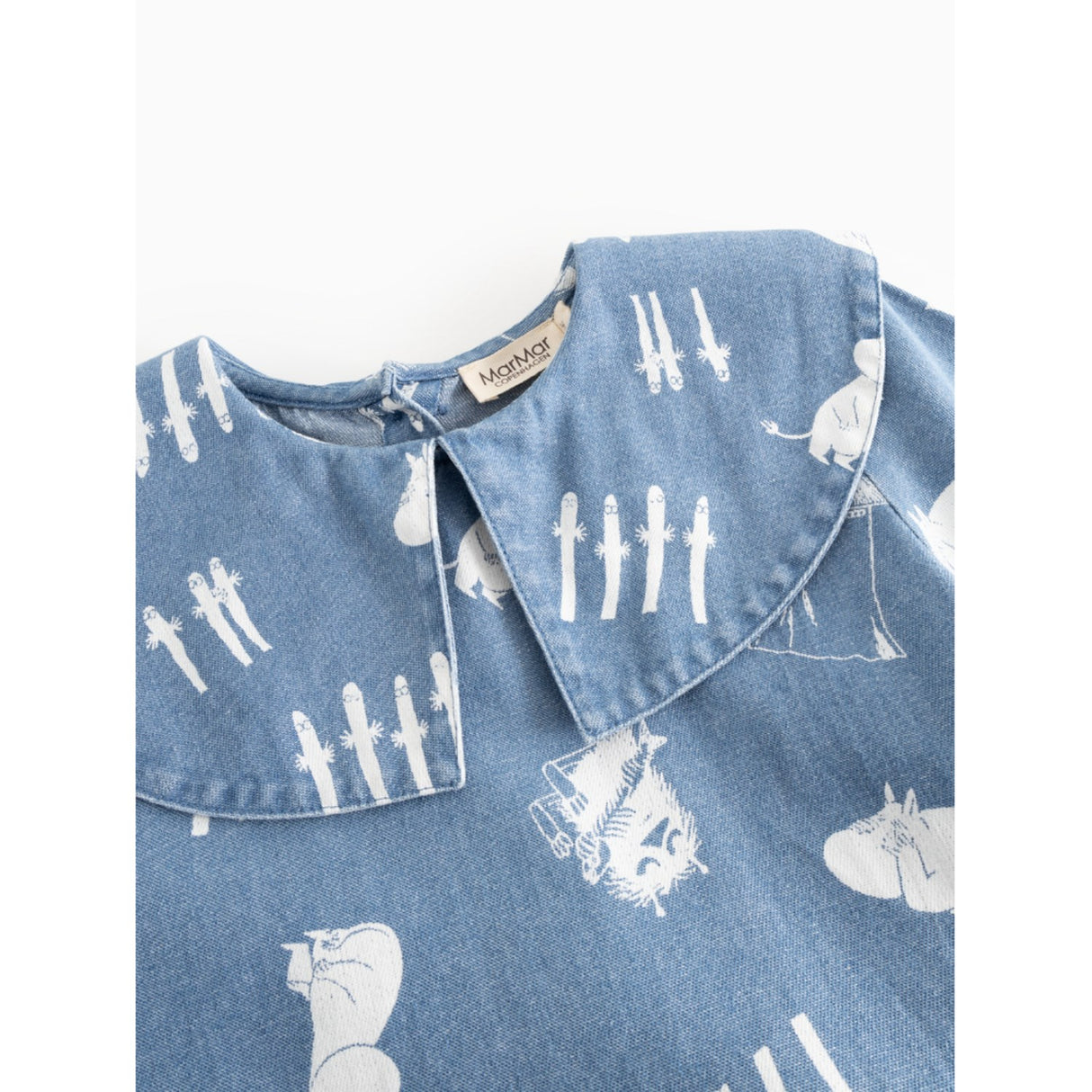 MarMar Denim Print Moomins Dalva Kjole