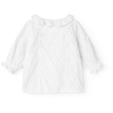 MarMar Delicate Cotton White Tilka Bluse