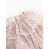 MarMar Ballerina Cloud Gray Hearts Dera Kjole