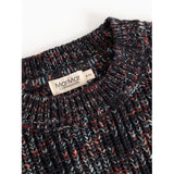 MarMar Cotton Knit Spacedye Deepest Sea Space Teno Strikket Bluse