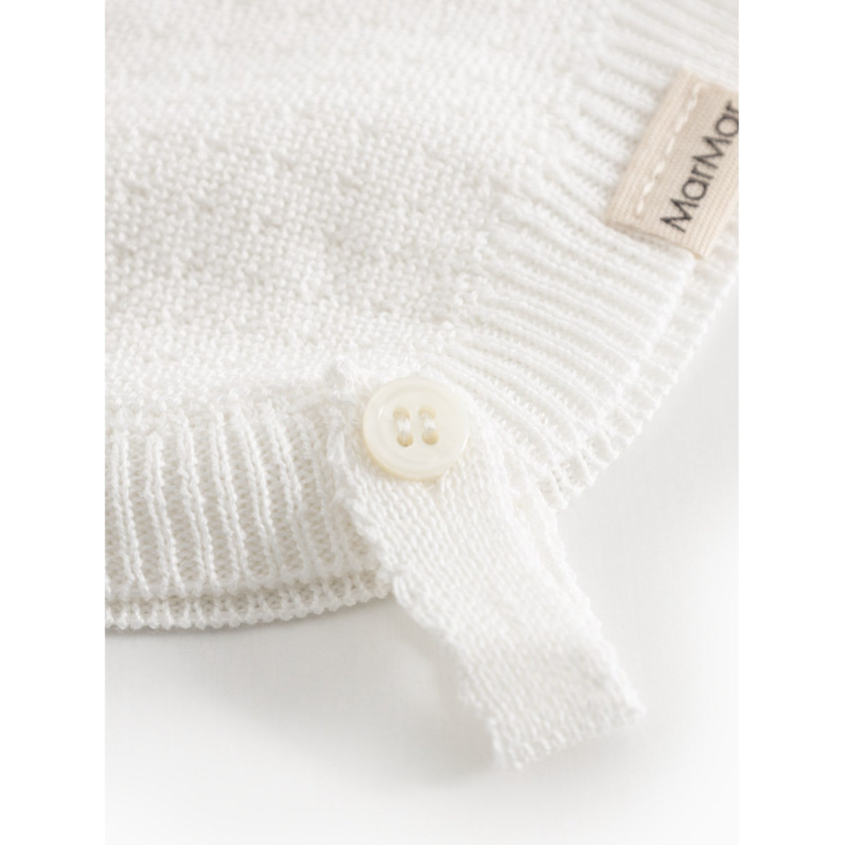 MarMar Modal Mix Links-Links Gentle White Aly Strikket Hue