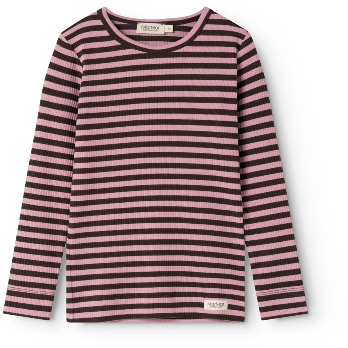 MarMar Modal Stripe Heather Stripe Plain Bluse