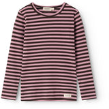 MarMar Modal Stripe Heather Stripe Plain Bluse