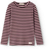 MarMar Modal Stripe Heather Stripe Plain Bluse
