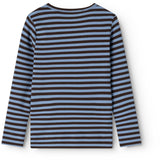 MarMar Modal Stripe Blue Heaven Stripe Plain Bluse