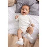 MarMar New Born Modal Pointelle Gentle White Belita Bodystocking