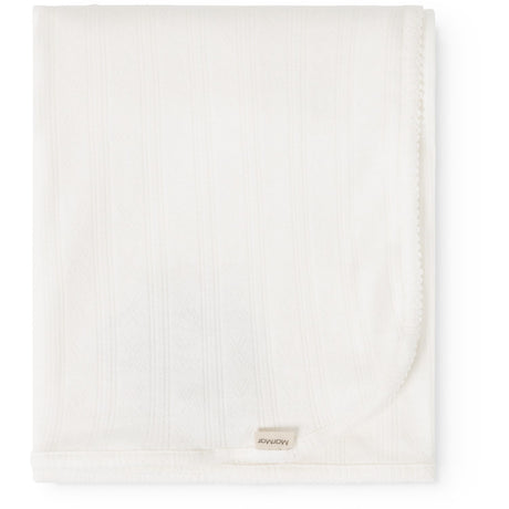 MarMar Modal Pointelle Gentle White Alida Tæppe
