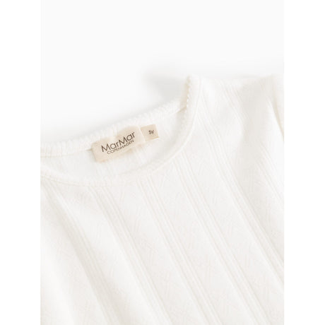 MarMar Modal Pointelle Gentle White Tamra T-shirt