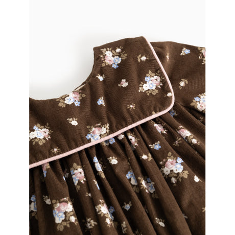 MarMar Fine Cord Autumn Bouquet Dulle Kjole