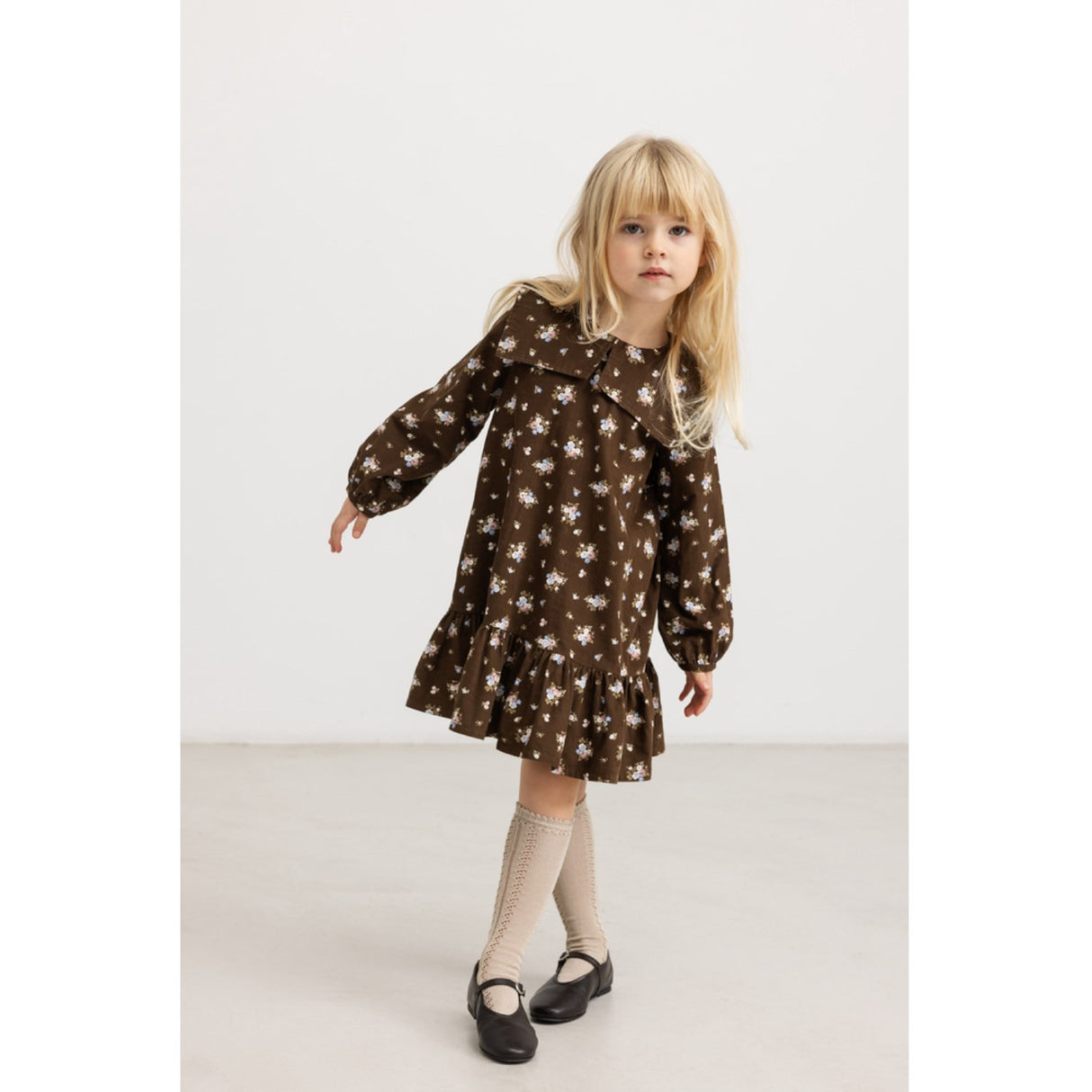 MarMar Fine Cord Autumn Bouquet Dilke Kjole