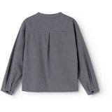 MarMar Cotton Seersucker Pigeon Blue Check Tokyo Skjorte