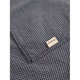 MarMar Cotton Seersucker Pigeon Blue Check Airo Tørklæde