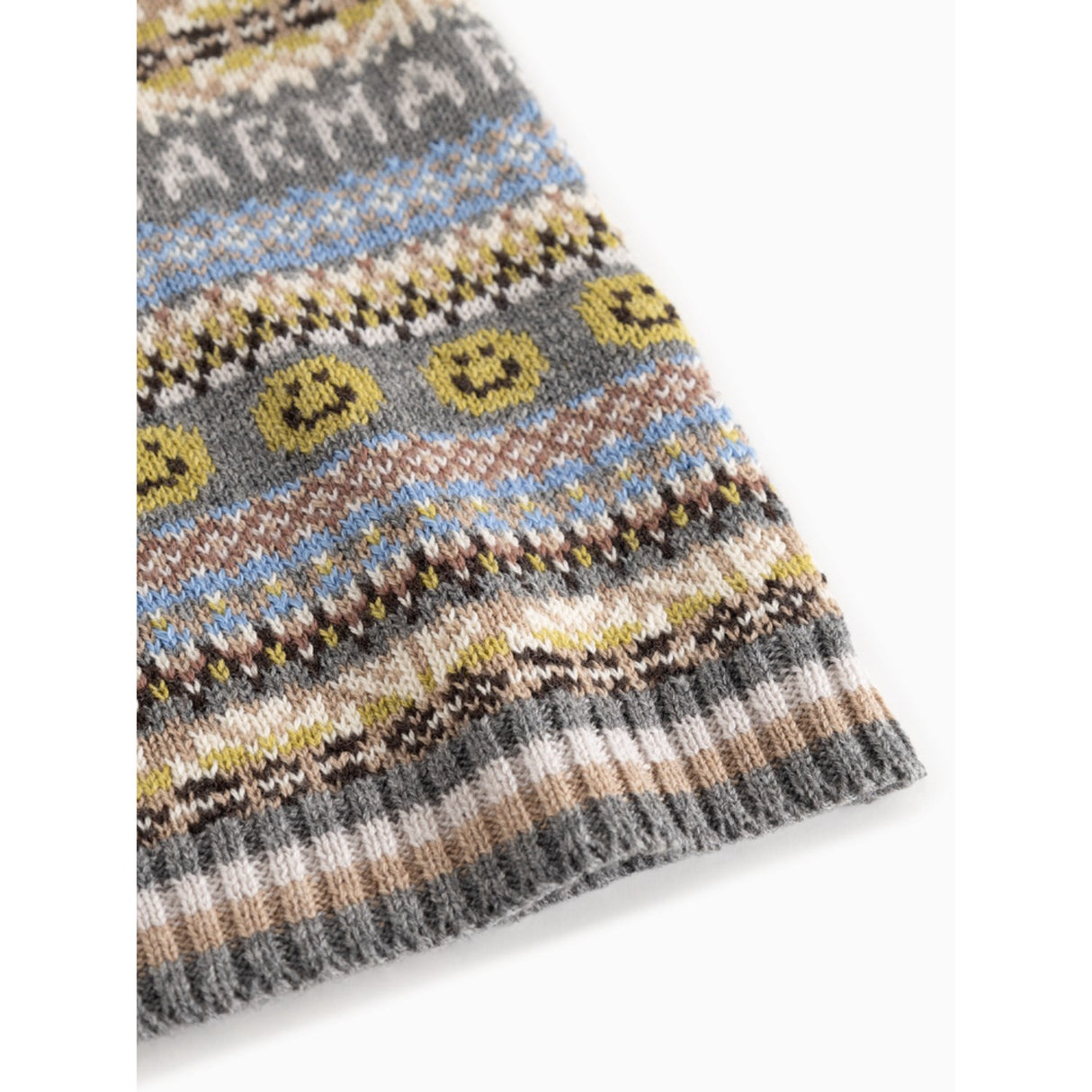 MarMar Light Cotton Wool Fair Isle Fair Isle Taj B Strikket Vest