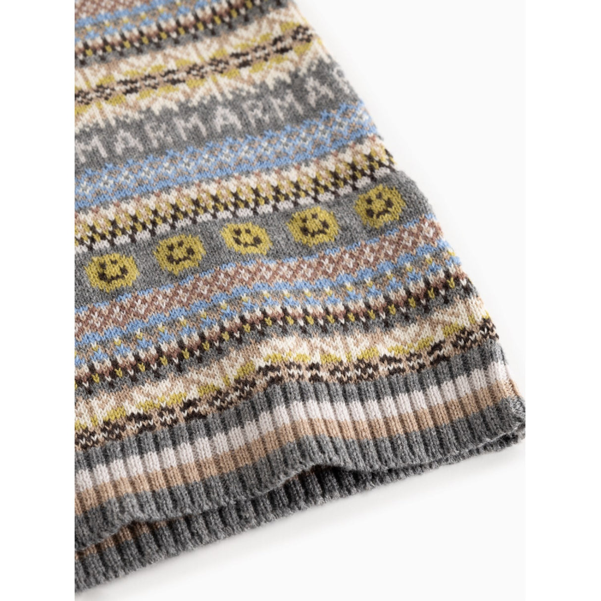 MarMar Light Cotton Wool Fair Isle Fair Isle Taj Strikket Vest