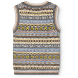 MarMar Light Cotton Wool Fair Isle Fair Isle Taj Strikket Vest