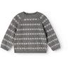 MarMar Light Cotton Wool Pattern Creamy Smiles Torin B Strikket Bluse
