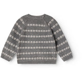 MarMar Light Cotton Wool Pattern Creamy Smiles Torin B Strikket Bluse