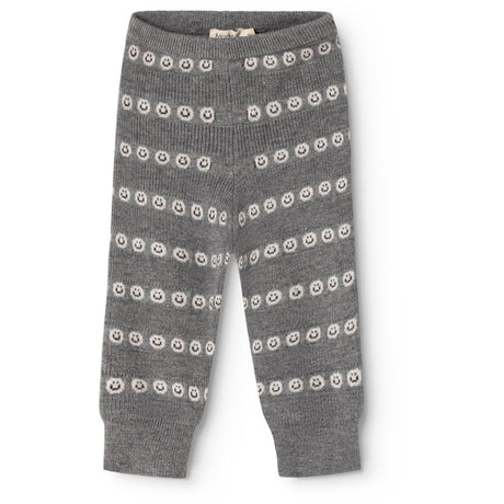 MarMar Light Cotton Wool Pattern Creamy Smiles Penn Strikket Bukser