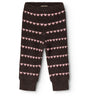 MarMar Light Cotton Wool Pattern Rose Frosting Hearts Penn Strikket Bukser
