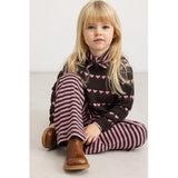 MarMar Light Cotton Wool Pattern Rose Frosting Hearts Torin Strikket Bluse