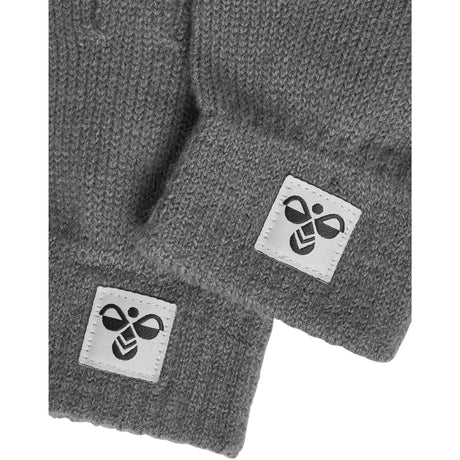 Hummel Dark Gull Gray Jr Strik Handsker 2-Pak