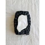 Lalaby Blue Check Wet Wipe Cover