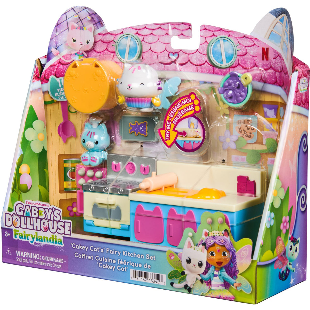 Gabby's Dollhouse Cakey Kat Fe Køkken