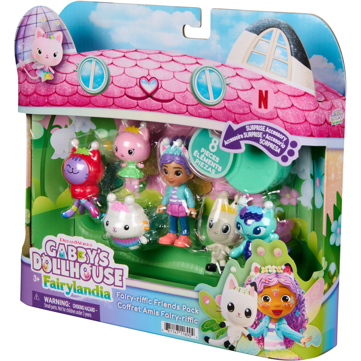 Gabby's Dollhouse Fe Venner Figursæt