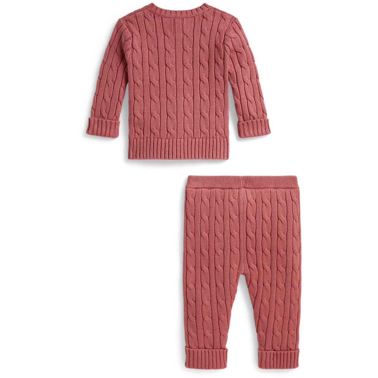 Ralph Lauren Baby Canvas Pink Jumper Sæt