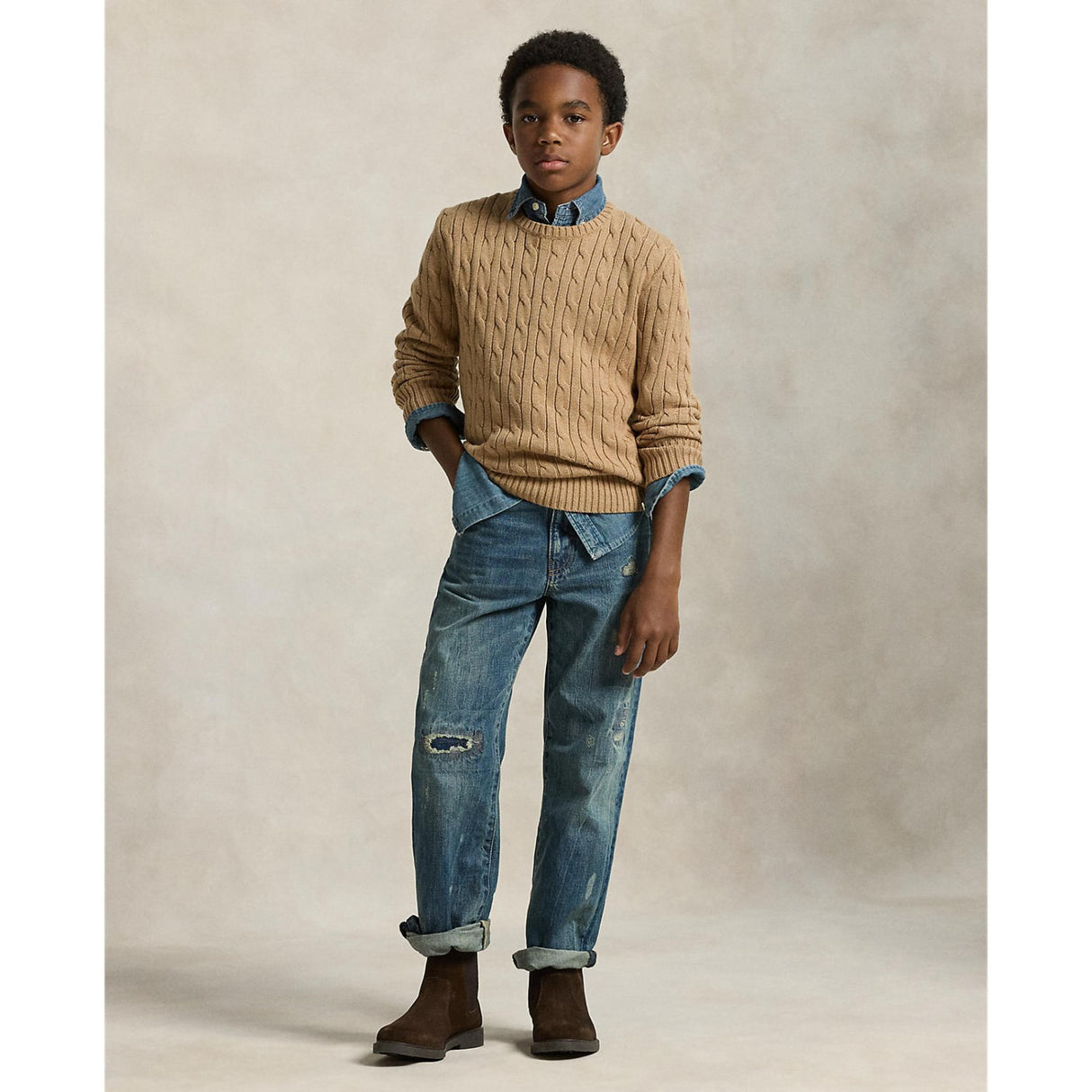 Polo Ralph Lauren Camel Hthr/C8520 Pullover
