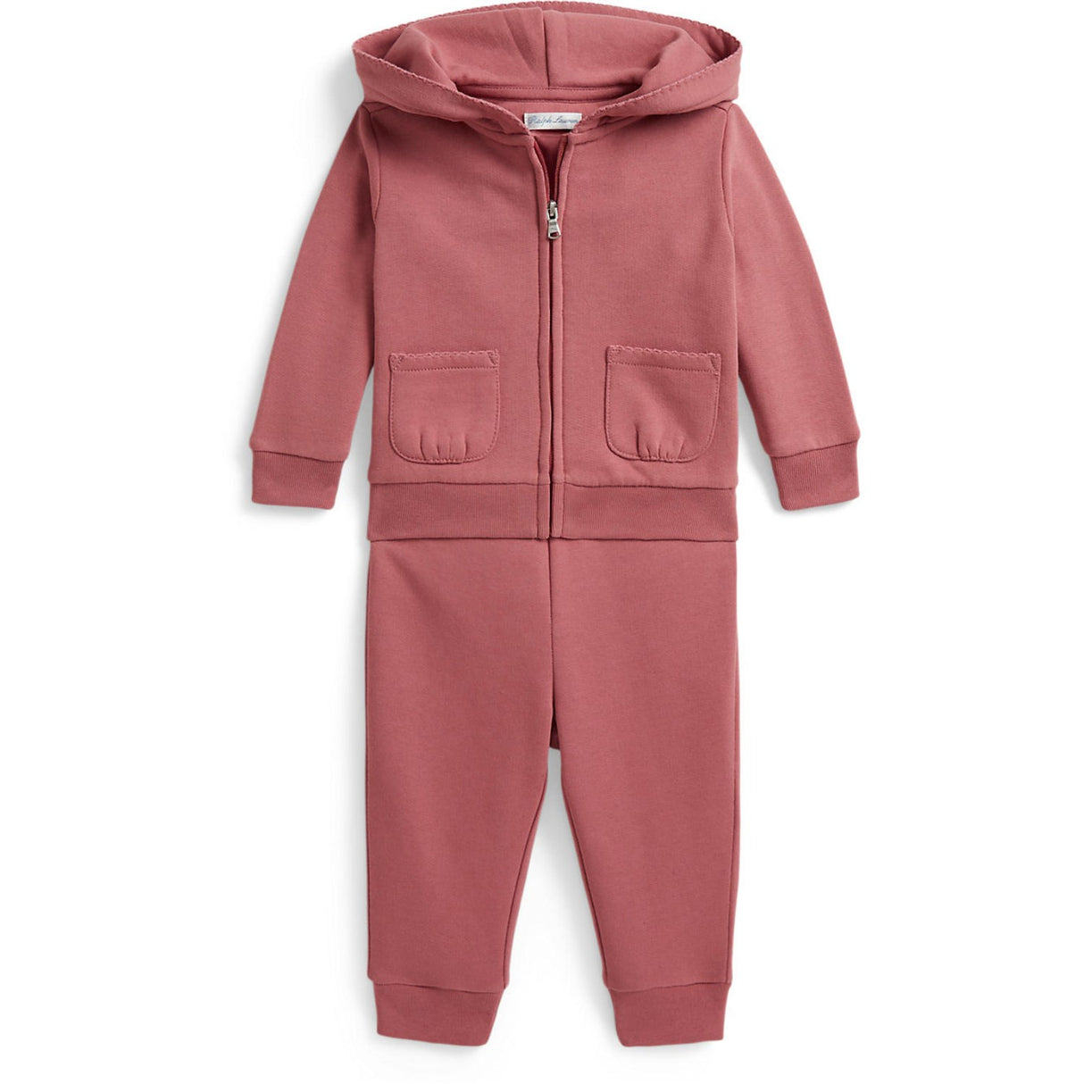 Ralph Lauren Baby Canvas Pink Pant Sæt