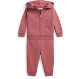 Ralph Lauren Baby Canvas Pink Pant Sæt