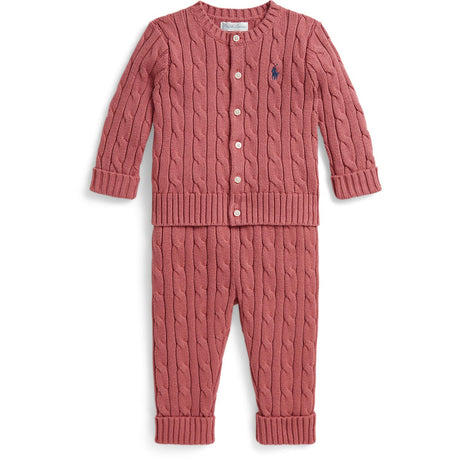 Ralph Lauren Baby Canvas Pink Jumper Sæt
