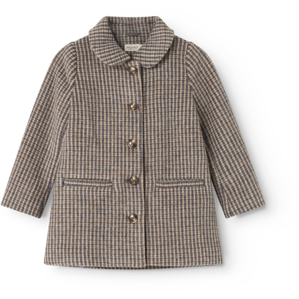 MarMar Wool Check Heritage Check Olive Jakke