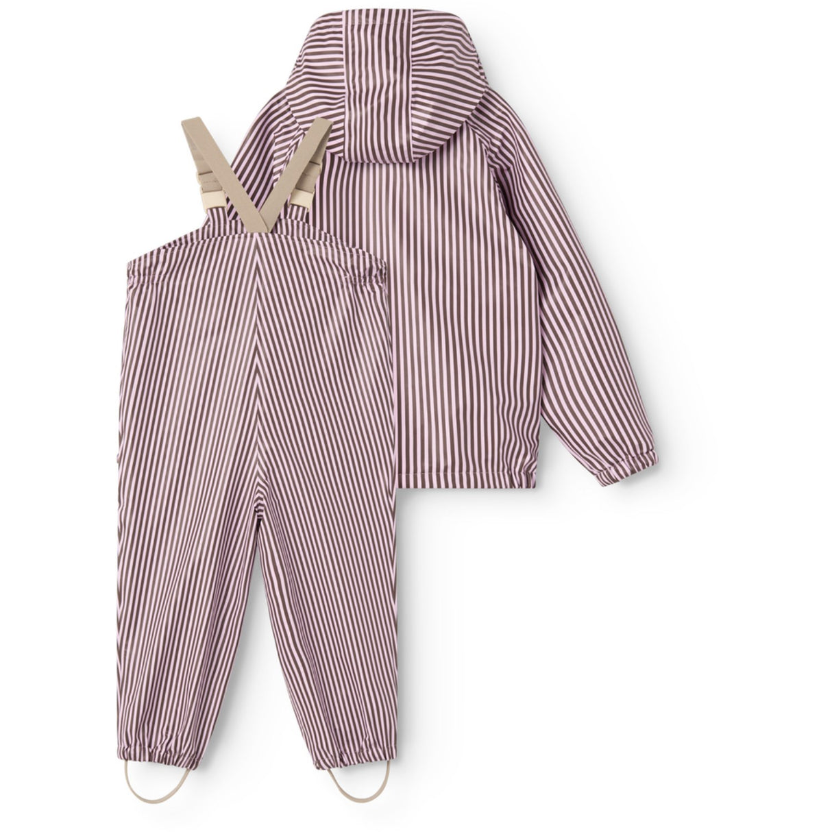 MarMar Rainwear Pink Brown Stripes Oddy Sæt