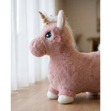 KREA® Hop & Bounce Plysenhjørning Rose