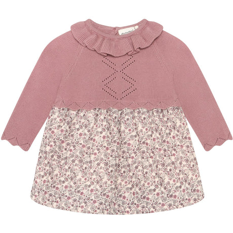 Minymo Nostalgia Rose Kjole Ls Aop