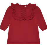 Minymo Rio Red Kjole Ls Strik