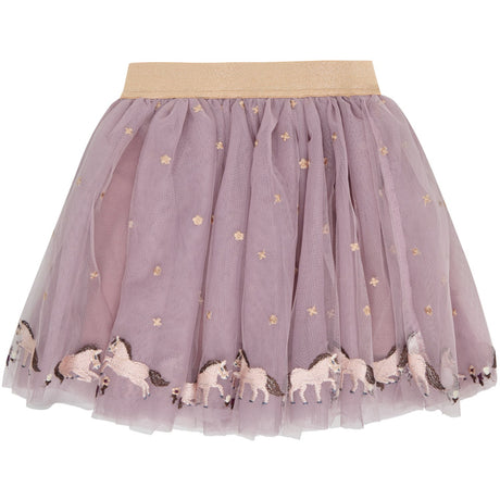 Minymo Fawn Nederdel Mesh M/ Emb.