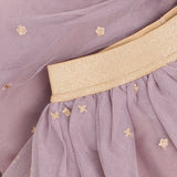Minymo Fawn Nederdel Mesh M/ Emb.