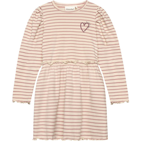 Minymo Fawn Kjole Ls Y/D Rib