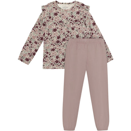 Minymo Fawn Pyjamas Ls Sæt Aop