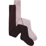 Minymo Huckleberry 2-Pak Stockings M/ Pattern