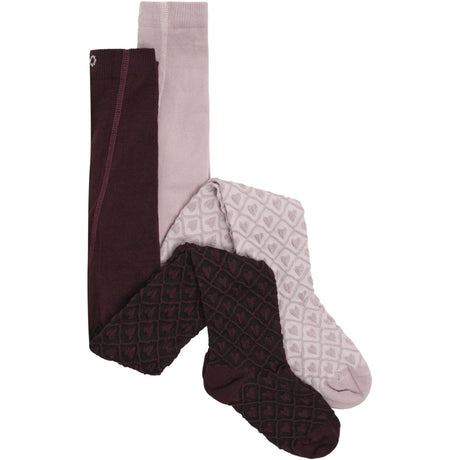 Minymo Huckleberry 2-Pak Stockings M/ Pattern