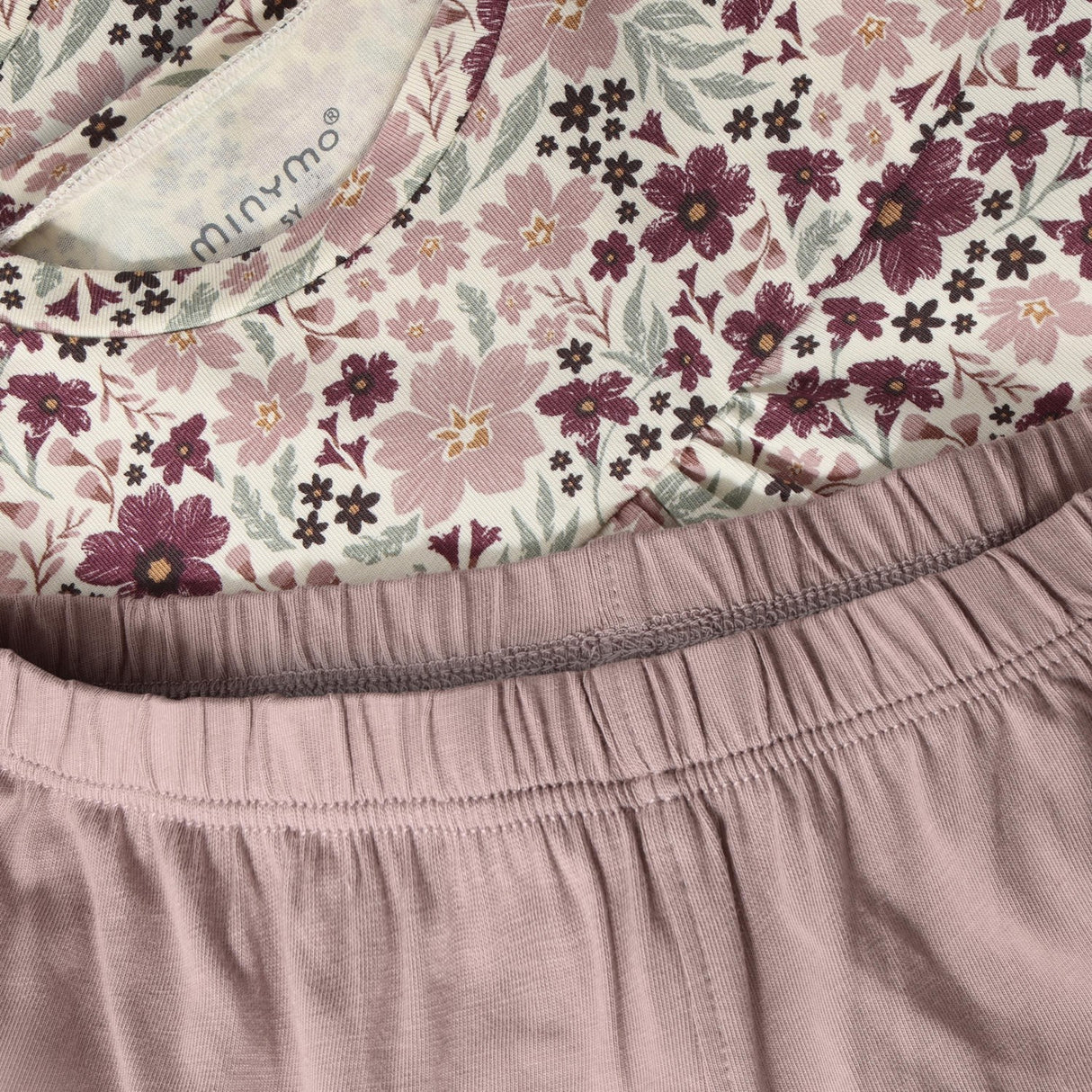 Minymo Fawn Pyjamas Ls Sæt Aop